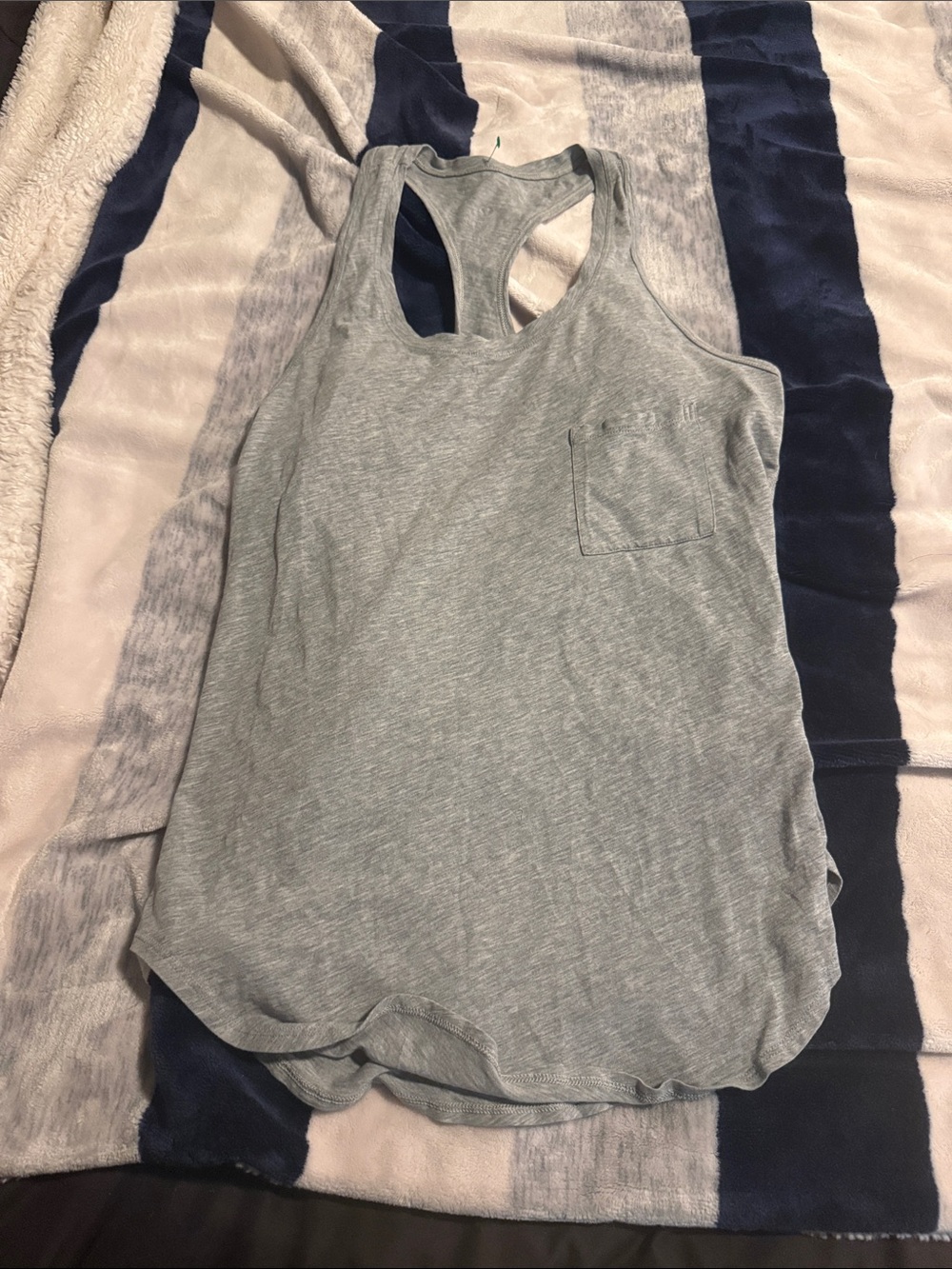 lululemon athletica Light Gray Racerback Tank